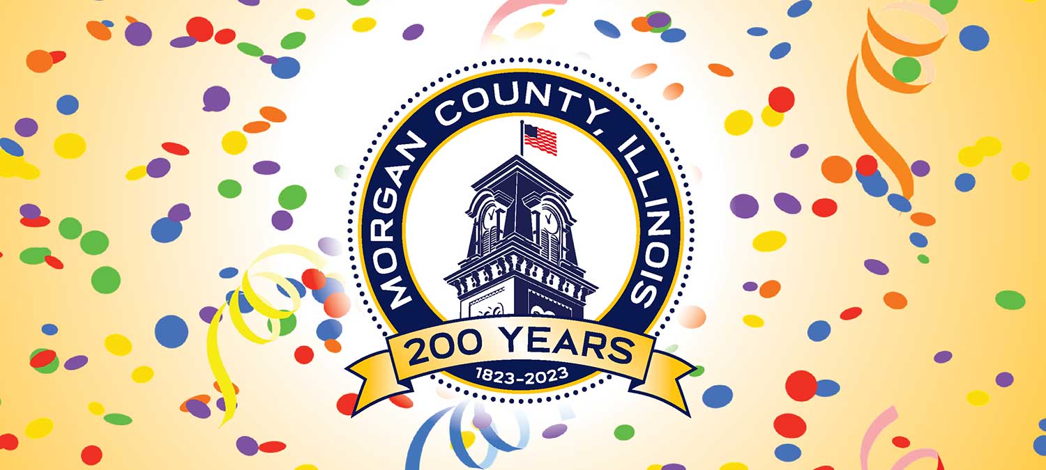 County 200th Logo with confetti